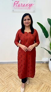 Floranza Fashion Boutique on Instagram: "Florista A line and slitted Top in rayon mix cotton Hakoba. Top with cotton lining and sleeves without lining. Top length 46 Inches. Product Code : 2771 Price : 699&749+S Size: XS-3XL Disclaimer: There Will Be Slight Differences In Colour Due To Lighting Or Your Device Display Settings. #Floranzafashion #Floranza #Calicut #Florique #Florista #Boutiqueshopping #Kurthi #Trendingreels #Trending #Kurthicollection #Embroidery"