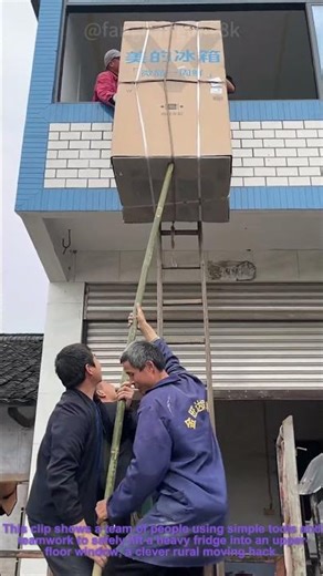 Manual Fridge Lift | Teamwork Moving Hack