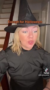 Halloween is the exception 🎃 🤔 🤷‍♀️ | Serena Terry