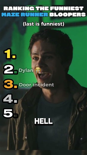 Ranking the Funniest Maze Runner: The Death Cure Bloopers 😂