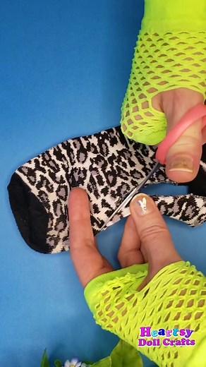 DIY Barbie Doll Clothes Made from Socks