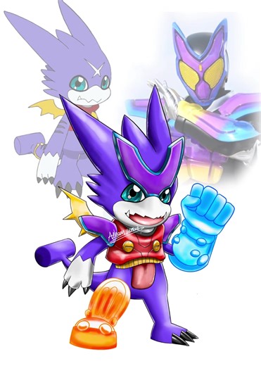 Gumdramon X Kamen Rider Gavv: A Tokusatsu Crossover