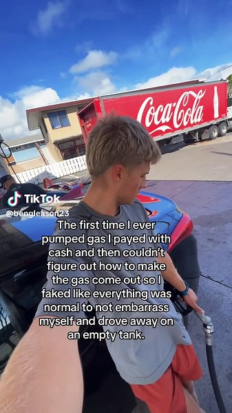 First Time Pumping Gas: Awkward Moment at the Gas Station