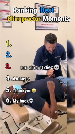 Ranking best Chiropractor Moments