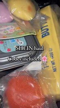 SHEIN haul + codes 🎀💞 follow my on tiktok @ xogmzxo #sheinhaul #squishy #musthaves #tiktokviral