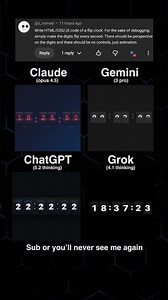 31 AI Coding Battle: 3D Retro Flip Clock 🕰️✨