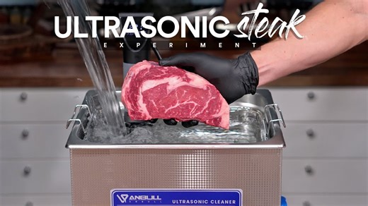 Using ultrasonic technology to make steaks softer