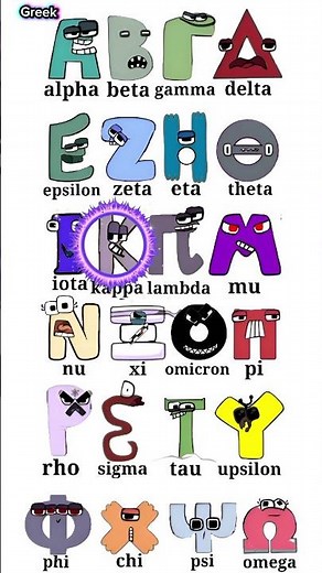 Greek alphabet lore song new version #alphabetlore #alphabetloresong #alphabet