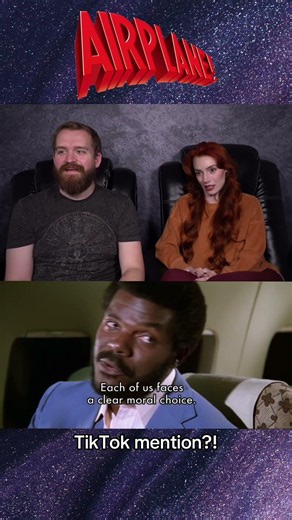 How do you feel scrolling through TikTok? 👀#Airplane #moviereaction #reactionreels #reactionvids