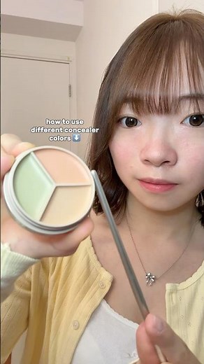 How to use color correcting concealer! #yesstyle #makeup #kbeauty #concealer