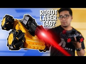 Future Tech: ROBOT LASER TAG! - Unboxing Laser Battle Hunters RC!