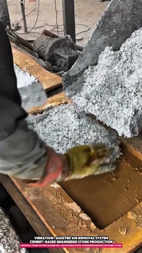 Artificial Stone Casting Machine 600×600 mm Mold 10 MPa Compression Decorative Panel System