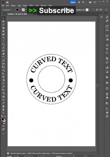 Illustrator 2026 – Text Around a Circle Like a PRO! 🔵🔥
