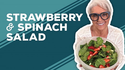 55K views · 1.9K reactions | Y'all, this healthy Spinach and Strawberry Salad would be a perfect Easter salad recipe to bring to your family's get-together. Get the recipe, including the homemade dressing, right here: https://www.pauladeen.com/recipe/spinach-and-strawberry-salad-2/ | Paula Deen | Facebook