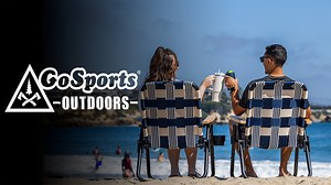 GoSports Outdoors WOVN Beach Backpack Chair - Premium Folding Camping Chair - 9 Styles Available - LIDO