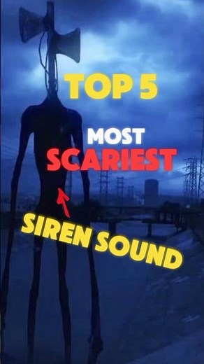 Top 5 MOST TERRIFYING Siren Sounds in the World! 🔊😱