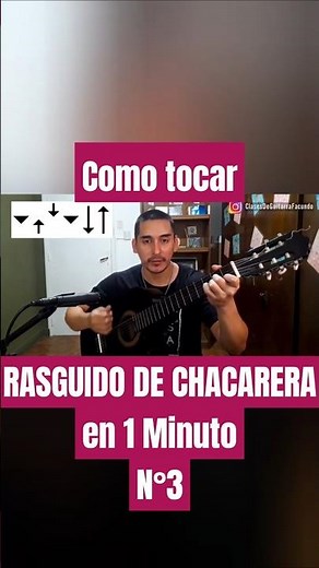 RASGUIDO DE CHACARERA - Paso a Paso #facil #tabs #tutorial #clasesdeguitarra #chacarera #guitarra