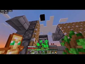 I Built an OP Automatic Wood Farm in Minecraft PE Hardcore! (Ep 15)