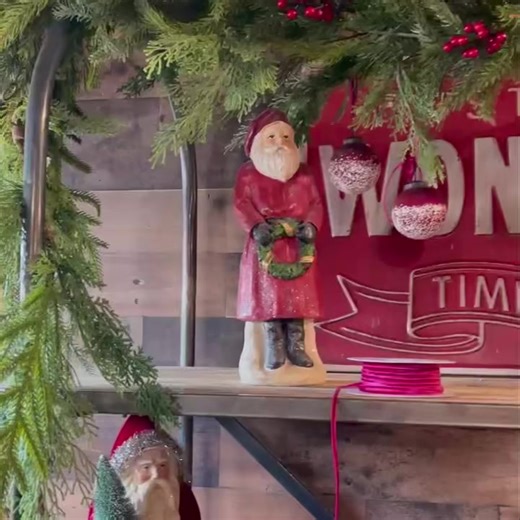 3.9K views · 111 reactions | Part 3 There will be three videos today. Make sure to check back or go to our page to see them all. 2.25” Ornament $2.99 Ribbon $4.99 Roll/20 yards 28/17 Most Wonderful Sign $44.99 5’ Mixed Norfolk Garland $24.99 6’ White Spruce w/ Berries $29.99 | The Old Candle Barn Inc | Facebook