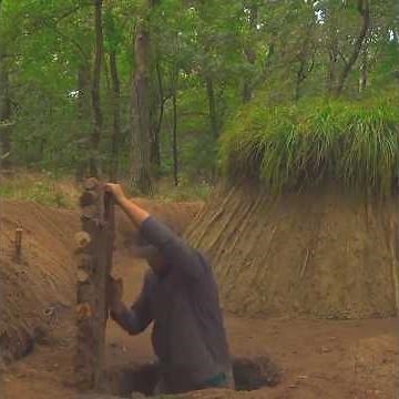 ✅ Epic Bushcraft Cabin Upgrade! 🏕️ Fence & Outdoor Kitchen Build