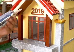 Complete the model house from the outside | Love Building