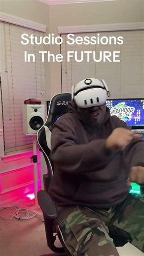 Studio Sessions In The Future #studiosession #freestyle #virtualreality #fruityloops #protools #vr