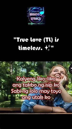 TL Ako Sa'yo – Cinderella Lyrics 💖 #shorts #opm #classic