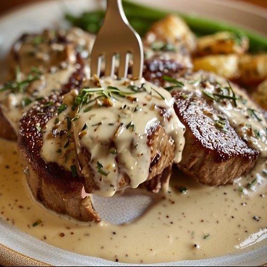 Filet Mignon de Porc à la Crème et aux Champignons 😍 .... 𝐋𝐚 𝐫𝐞𝐜𝐞𝐭𝐭𝐞 𝐜𝐨𝐦𝐩𝐥è𝐭𝐞 👇👇👇 | Recette de famille facile
