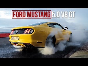 Ford Mustang 5.0 V8 GT Review: Burnouts, Drifting, Road & Track Driving