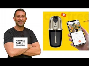 anyfree Hello Doorbell: Solar-Powered Smart Home Security