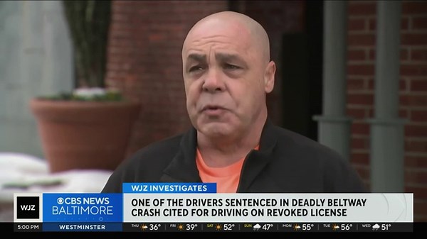 Driver sentenced in deadly I-695 crash cited for driving with revoked license