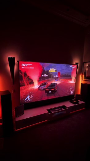 Forza Horizon 6 on a 120” Home Theatre Screen