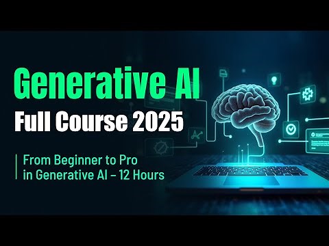 Generative AI Full Course (2025) | Gen AI Tutorial For Beginners | Intellipaat