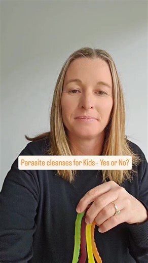Parasite cleanse for kids - let's talk about them. Most parents just want to do the right thing for their kids. And when you see claims like “every child needs a regular parasite cleanse,” it’s easy to feel like you’re missing something.⁠ ⁠ But here’s the catch:⁠ ❌ Parasite cleanses are not preventative⁠ ❌ They can upset your child’s gut⁠ ❌ And in many cases, they do more harm than good⁠ ⁠ So when do kids actually need one? Only if:⁠ ✔️ A stool test confirms parasites⁠ ✔️ You’re working with a q