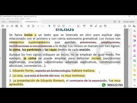Cortito: incisos en la lectura
