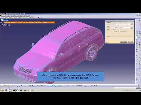 Importing STL file in CATIA v5 macro