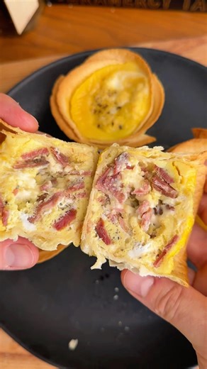 Bacon egg and cheese tortilla muffins