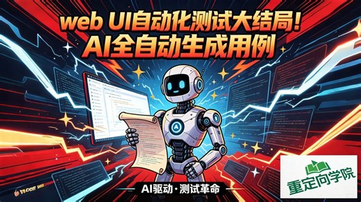 web UI 自动化测试大结局了！完全不需要人工干预，AI全自动生成测试用例加断言