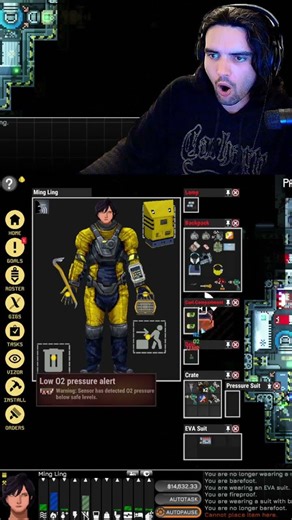 Ostranauts, First Derelict and we got ourselves an insane EVA suit fire in the hold update