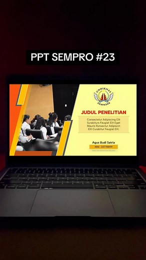 Seminar Proposal PowerPoint Morph #ppt #powerpoint #jokippt #jokipowerpoint
