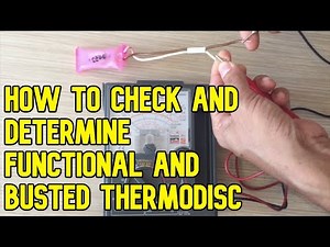 HOW TO CHECK THERMO DISC OF NO FROST REFRIGERATOR (TAGALOG TUTORIAL)