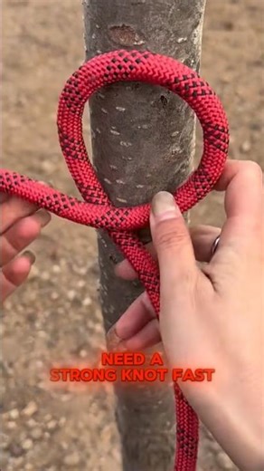 Simple Knot That NEVER Slips 🔥 #knot