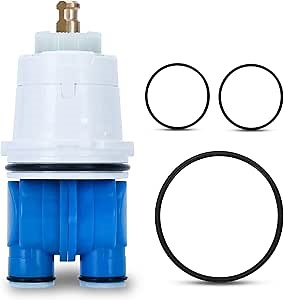 RP19804 Delta Shower Cartridge Replacement for Delta 1300/1400 Series Single Handle Bath Tub and Shower Valves,Fits Delta Select Monitor Valves,Delta RP19804 Cartridge(1993-2007) 1 PCS