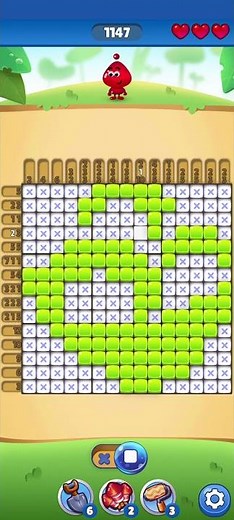 NONO CROSSING LEVEL 1147 #games #gamegamegamegame #game #gameplay #puzzle #gaming #puzzlegame #level
