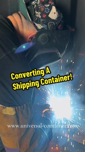 Watch this shipping container transformation from start to finish… Doors off, panels in, welded solid. 🔥 Full build video dropping soon — follow to see the process. #ContainerConversion #WeldingLife #ShippingContainer #BeforeAndAfter #WorkshopBuild #TikTokBuilds