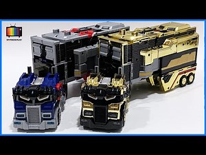 메탈카드봇 헤비아이언 VS 헤비아이언 골드 트레일러 변신 모음 Robot Toys Combine