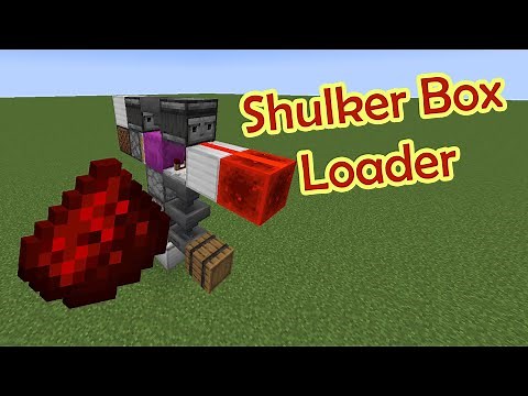 Tileable 1 Block Wide SHULKER BOX LOADER || Redstone Tutorial