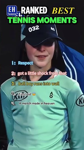 🔥Ranked best tennis moments ！！🎾 #tennis #sports