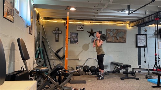 My SATURDAY workout: 3-Sets: Calf Stretch 15 seconds GHD Sit-up 5 reps GHD Back Extension 15 reps 4-Sets: Push Press 5 reps (45-55-65-75) Modified Pull-up 5 reps 3-Sets: Echo bike 20-15-10 calories (1:23-0:54-0:33) Deadlift 1 rep (75) Power Clean 5 reps (75) 9-Sets every 60 seconds: Deadlift 1 rep (85-85-85-90-90-90-95-95-95) Power Clean 2 reps (85-85-85-90-90-90-95-95-95) 4-Sets: Push Press 2-4-6-8 reps (85) Farmer's walk 100 (2KB40) Wallball Sit-ups 12 reps (WB14) TIME: 11:49 WORKOUT REFLECTIO