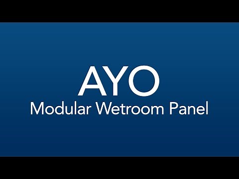 AYO Modular Wetroom Panel Installation Guide
